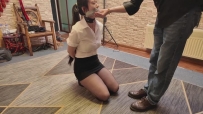 【一绳所爱】紫涵的紧缚地狱，捆绑下的不屈身姿