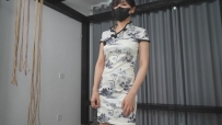 【象人定制】小0 旗袍肉丝高跟，经典五花极限驷马