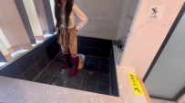束人映像 TJ女大开塞露灌肠抑制排泄全程抑制排泄嘴塞骨...