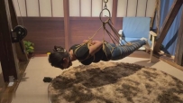 【定拍】试炼·小欣 悬吊超大口球，口水要把纸巾打湿