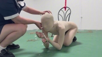 【媚娘工作室】绑着洗澡，给M洗澡