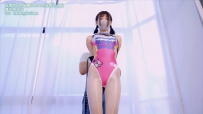 连体泳衣油光丝袜少女束缚