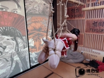 缚心室 双马尾圣诞麋鹿白丝啵啵贝，吊缚+M腿，秒C神器