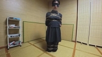 【渎竺】【川川】黑皮靴，后手并腿缚