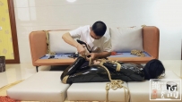 绳仙岛皮套装驷马海老缚