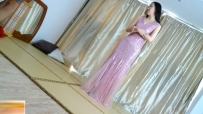 绳舞飞扬_颖儿粉色晚礼服