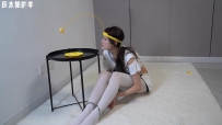 灰太狼的羊 美女蜜蜂采蜜游戏失败后，遭遇绳子紧缚折磨