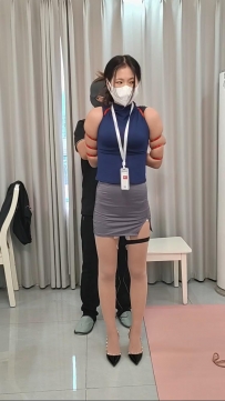 江山 美秘书文慧五花紧缚